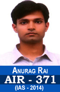 Anurag Rai AIR-371 IAS-2014