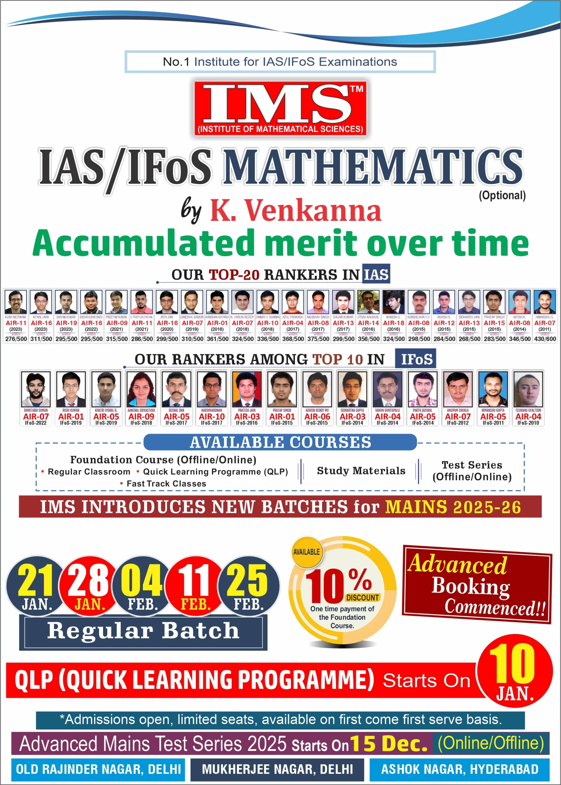 upsc maths optional foundation Batch 2025