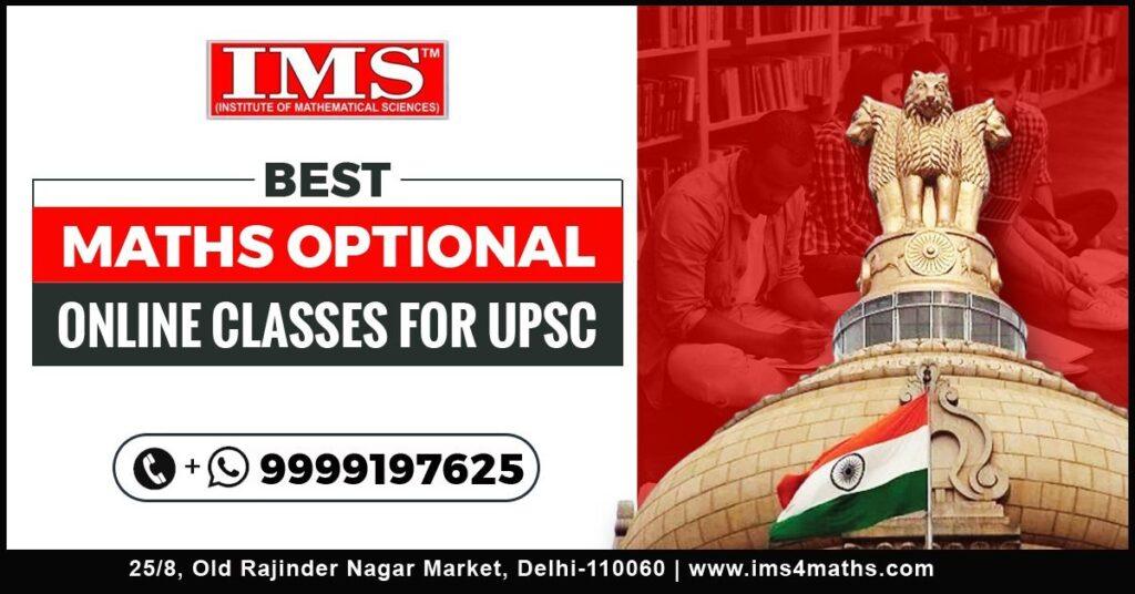 Best Maths Optional Online Classes for UPSC